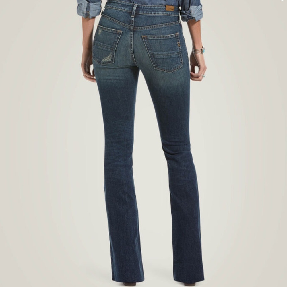 Ariat High Rise Flared Denim 29R - Picture 5 of 5